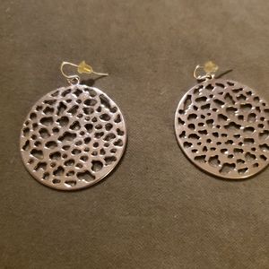 Silver earrings